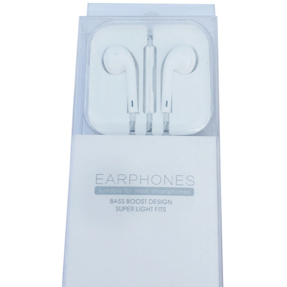 Tai nghe dành cho iPhone 5/5s/6/6s chất lượng âm thanh tốt , jack cắm chuẩn 3.5mm ( Trắng) - Hàng chính hãng