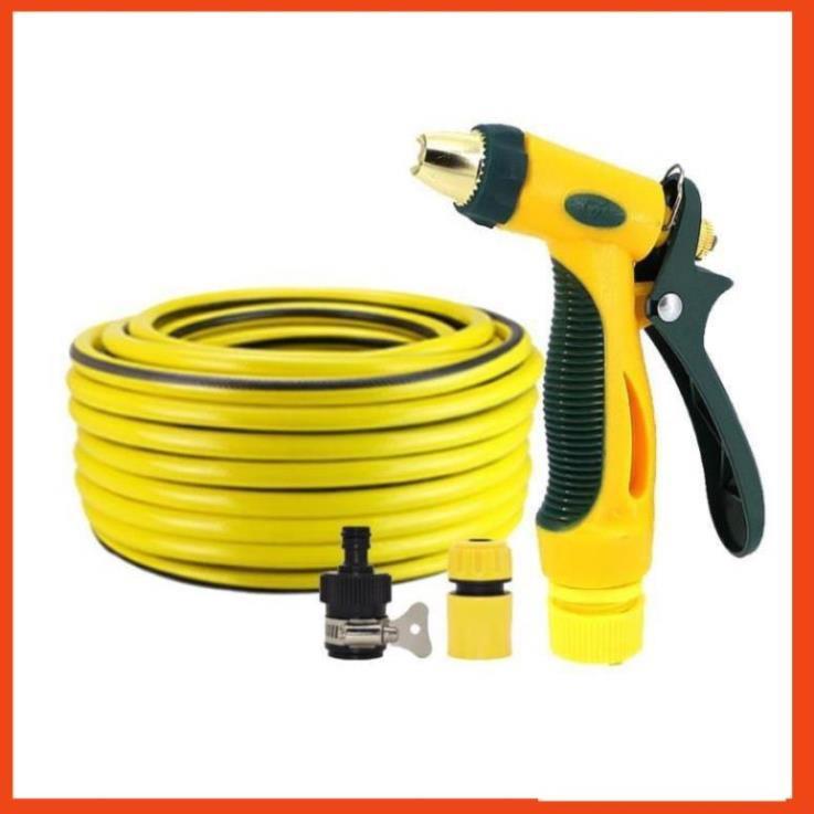 Bộ dây vòi xịt nước rửa xe,tưới cây tăng áp 3 lần 20m 206317