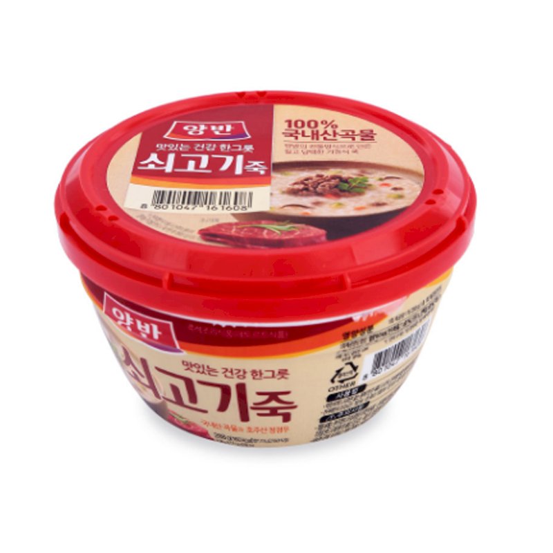 Cháo Ăn Liền Vị Bò Dongwon (287.5g / Hộp)