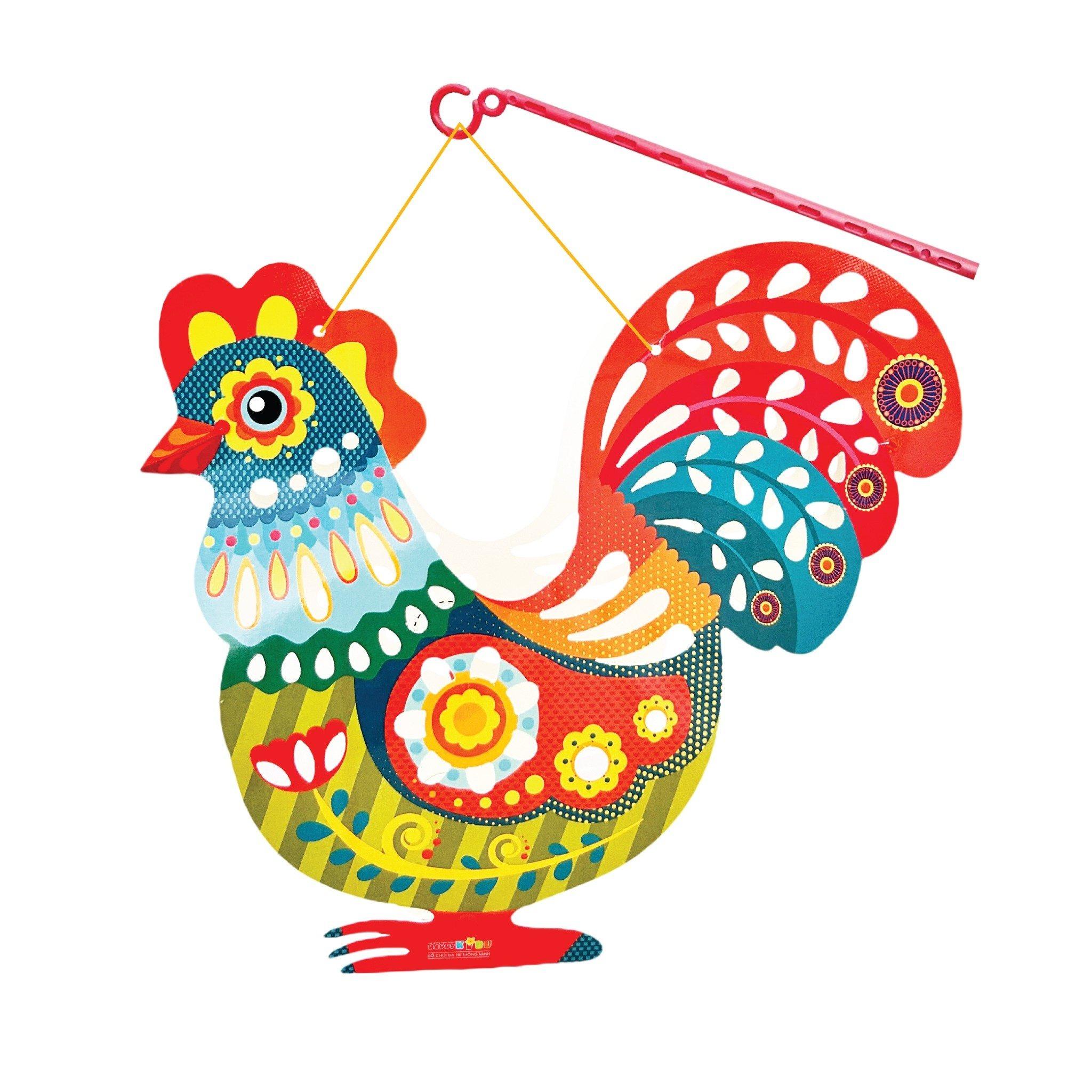 Lồng Đèn Sáng Tạo - Ánh Sáng Đêm Trăng - Hình Cá - Happy Kibu KB00324-001