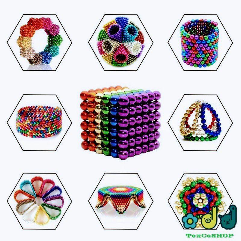 Bộ đồ chơi bucky ball 216 viên nam châm phi 5, hàng công ty không bong chóc khi sử dụng