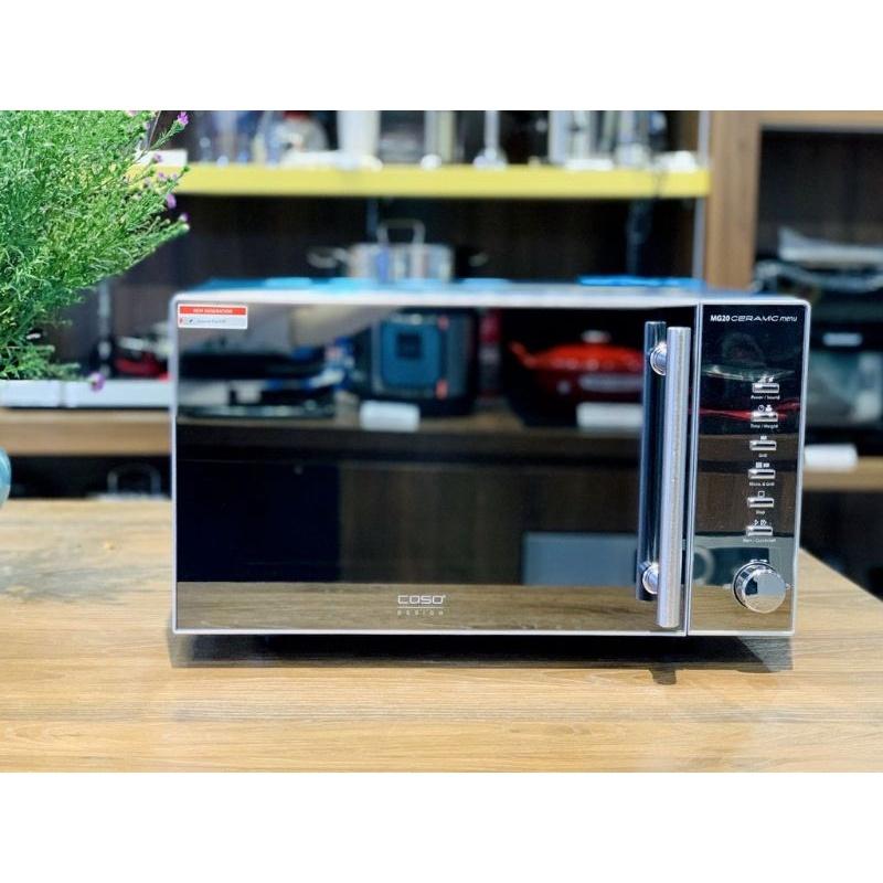 Lò Vi Sóng Caso M20/Lò Nướng Kèm Lò Vi Sóng MG20, Electronic Microwave, 20L, 800W, Chất Liệu Thép Không Gỉ, Nhập Đức