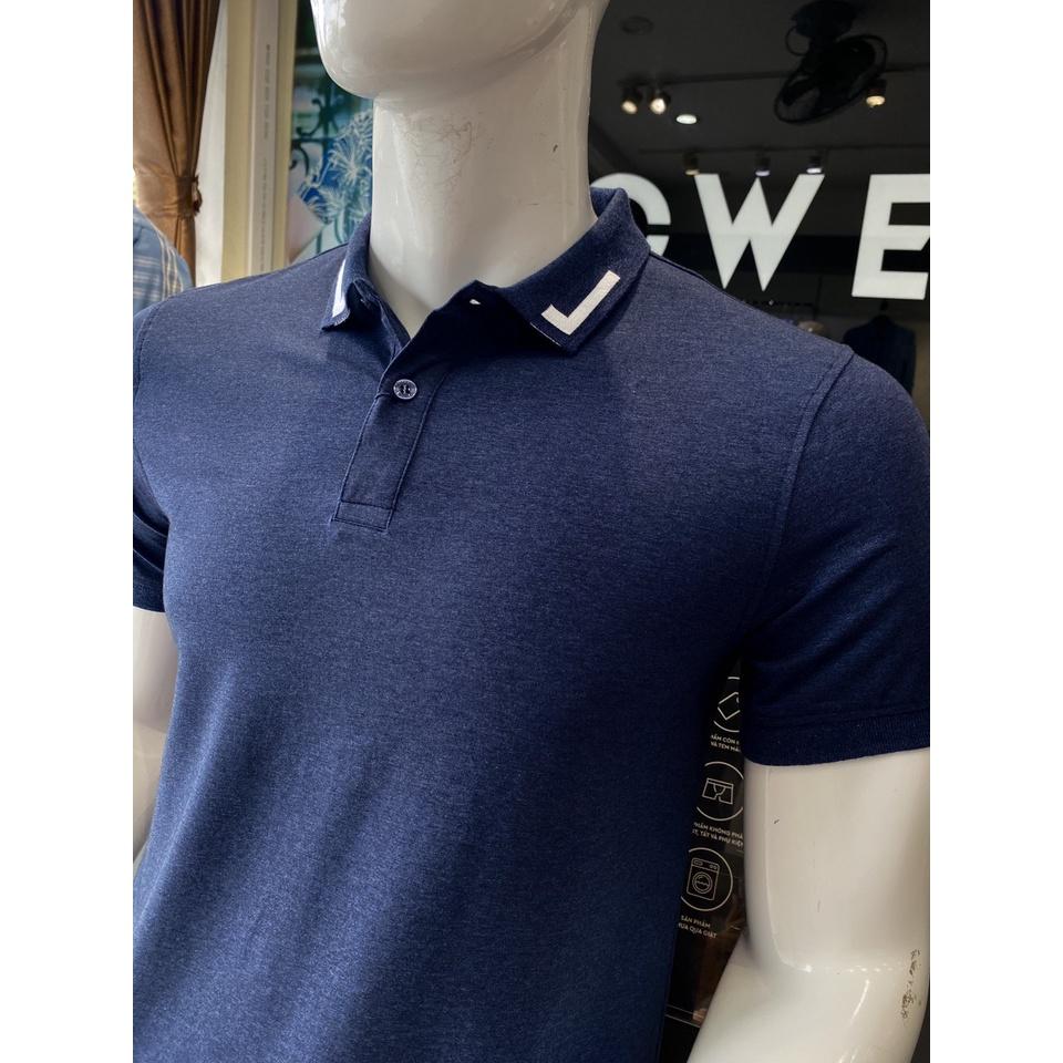 OWEN - Áo polo nam Owen chất cotton màu xanh navy 231362 - Áo thun ngắn tay có cổ nam