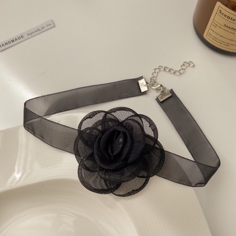 Vòng Cổ Choker Hoa Sang Chảnh Tiểu Thư