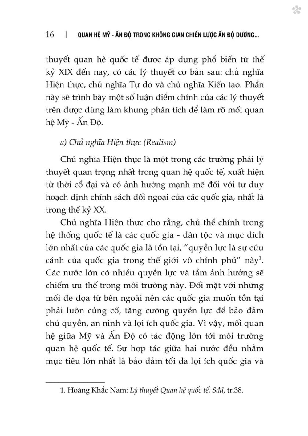 Quan hệ Mỹ - Ấn Độ trong không gian chiến lược Ấn Độ Dương - Thái Bình Dương - bản in 2024