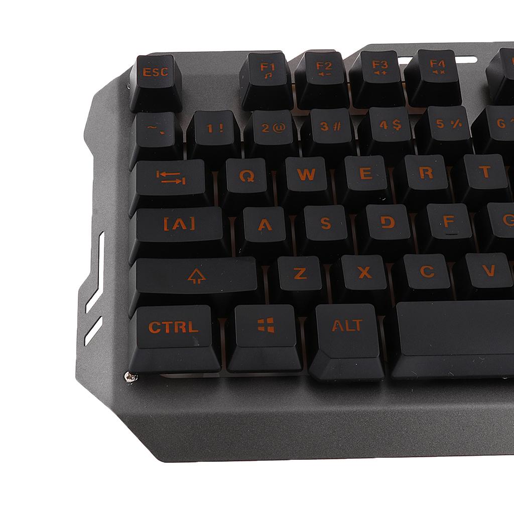 LED Illuminated Backlight Wired Mechanical Gaming Keyboard for Computer PC