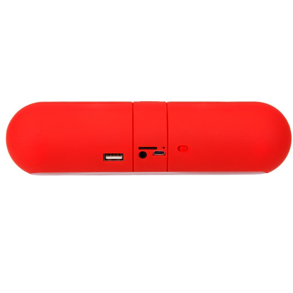 Portable Bluetooth Wireless FM Stereo Speaker For SmartPhone Tablet -Red