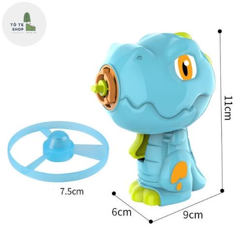 Đồ chơi bắn chong chóng phát sáng hình khủng long cực dễ thương dành cho bé,máy bắn con quay hình khủng long