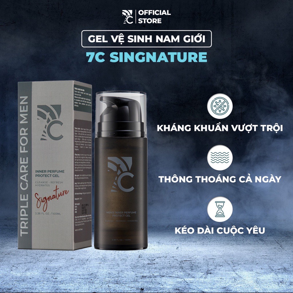 Gel vệ sinh nam giới hương nước hoa 7C Signnature