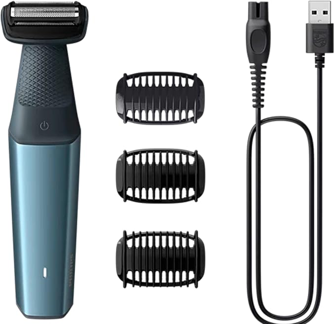 Tông đơ cạo lông toàn thân Philips BG3027/05 serie 3000 kèm 3 phụ kiện lược model 2024 hàng chính hãng