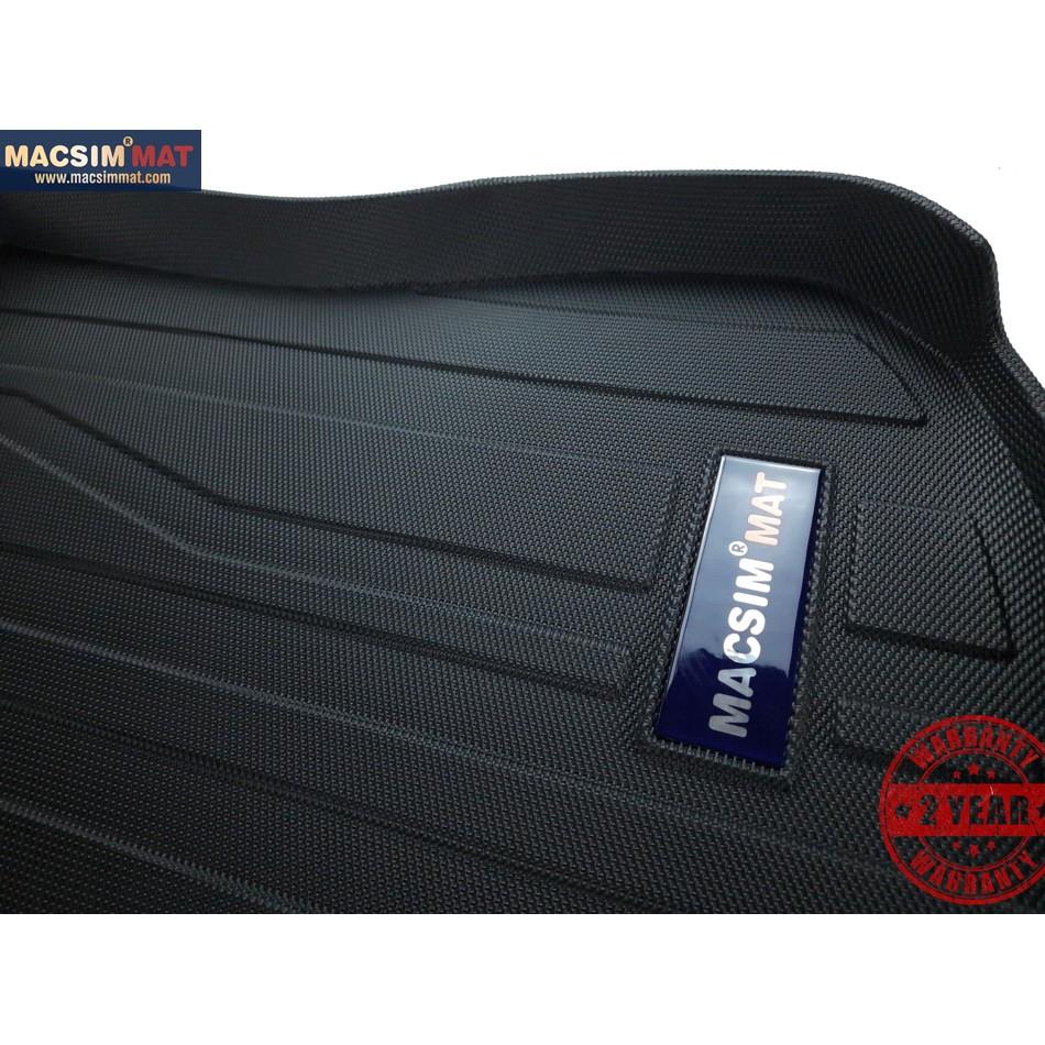 Thảm lót cốp xe ô tô Ranger Rover Evoque 2011-2015 nhãn hiệu Macsim chất liệu TPV cao cấp màu đen