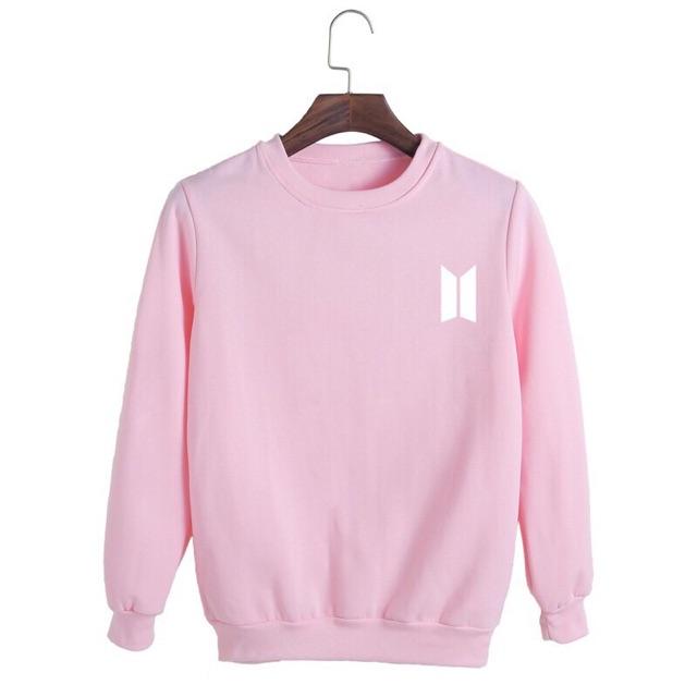 Áo nỉ sweater nam nữ logo BTS CÓ BIGSIZE ĐẾN HƠN 100kg