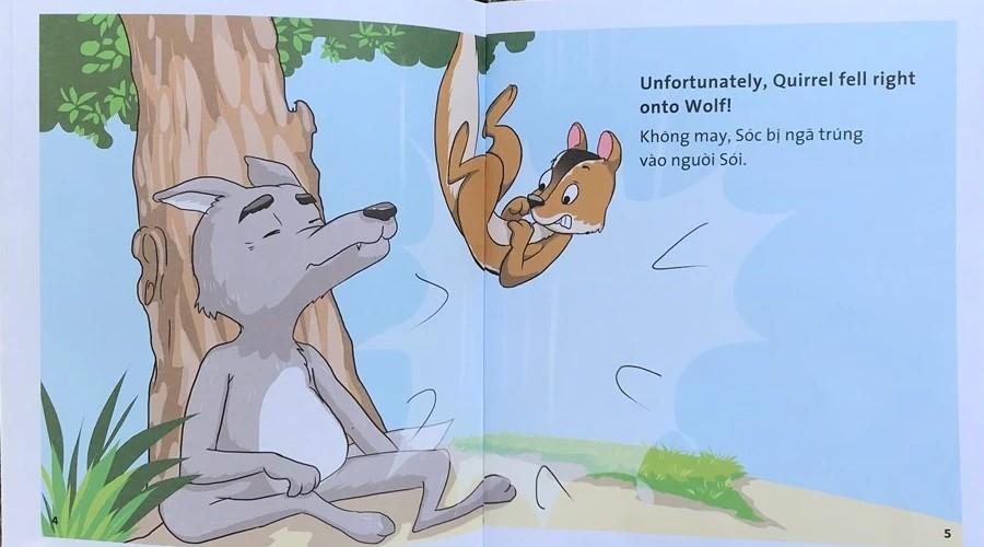 Truyện Tranh Ngụ Ngôn Dành Cho Thiếu Nhi: Sói Và Sóc
