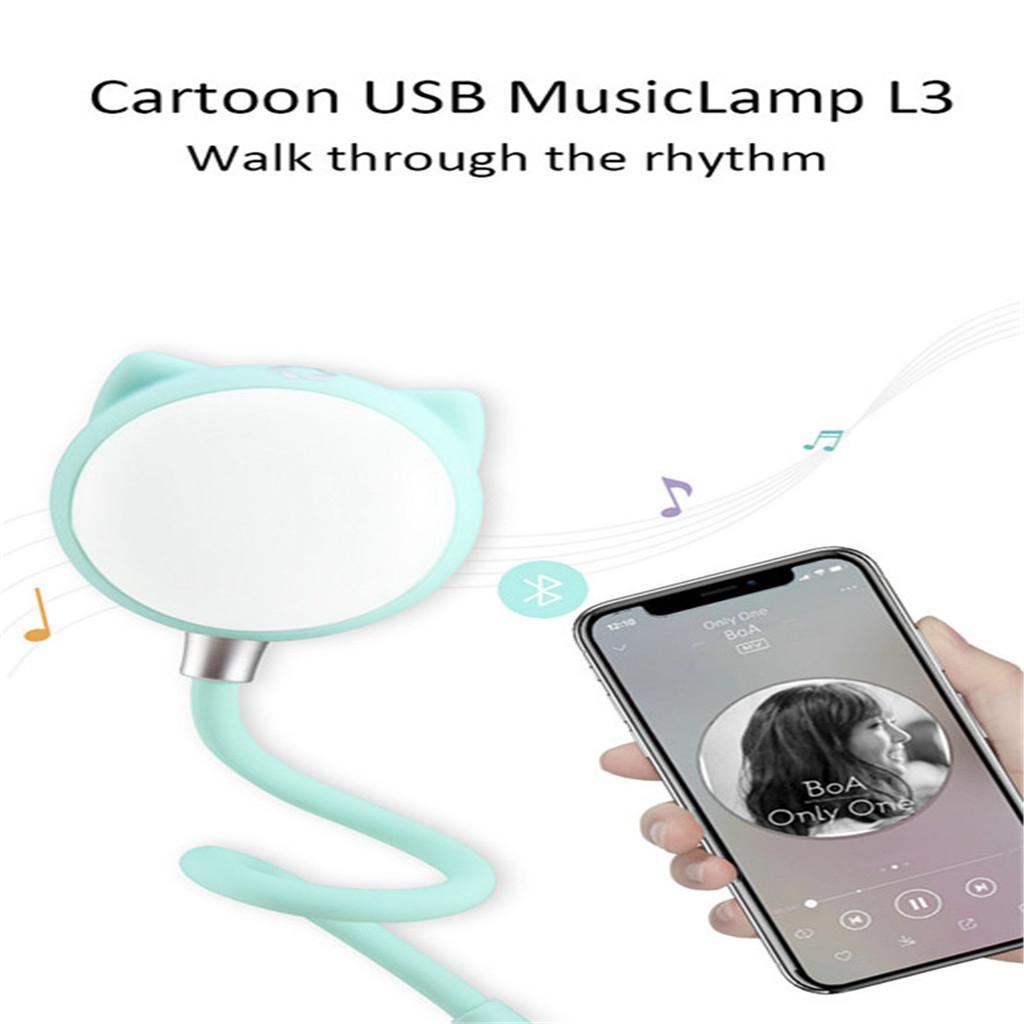 Bluetooth Speaker Touch USB LED Lamp Flexible for Home/Outdoor