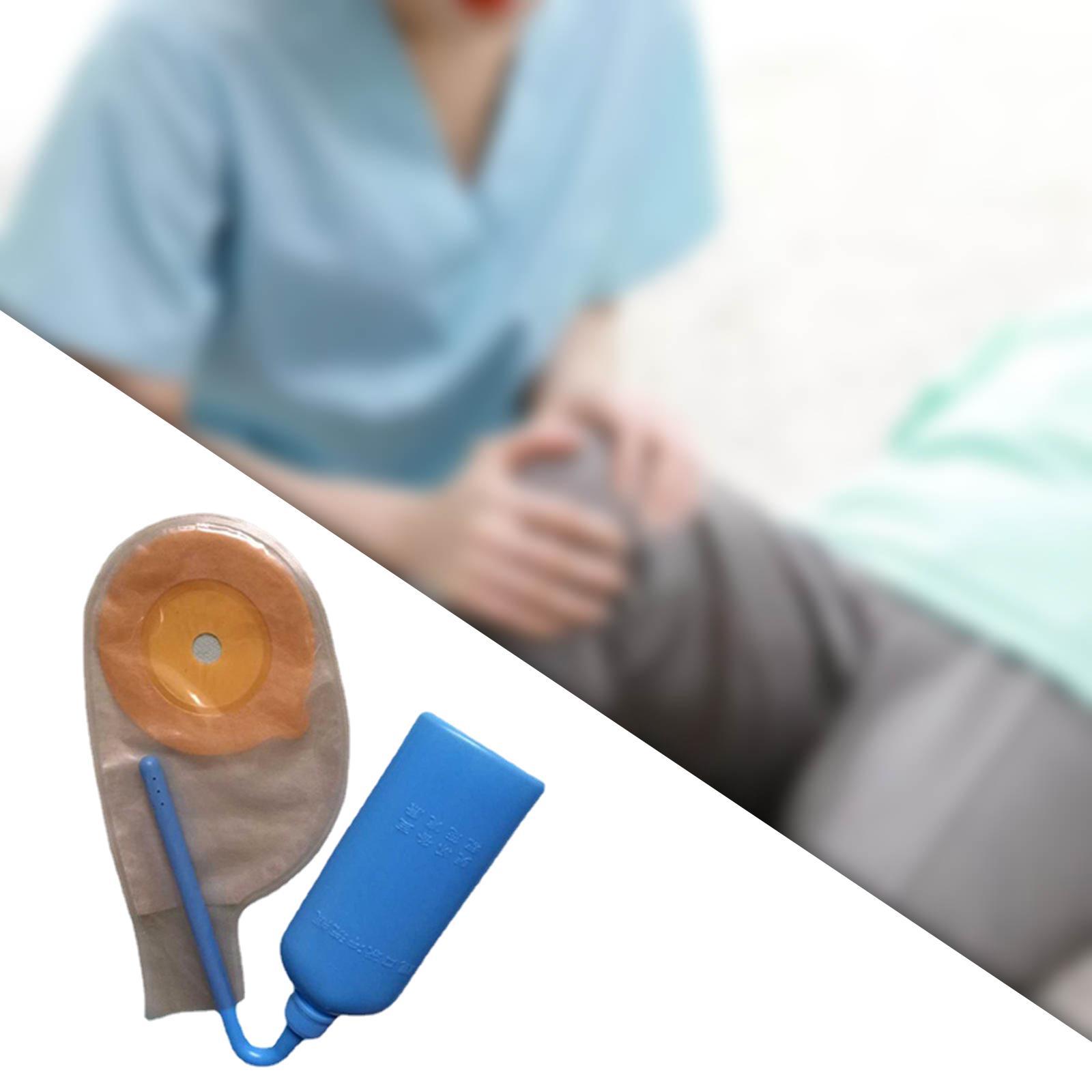 230ml Colostomy Bag Wash Bottles Flushing Pot Plastic Portable Accessory Pocket Cleaning Bottle for Ostomy Pouches All Ostomy Bags Health