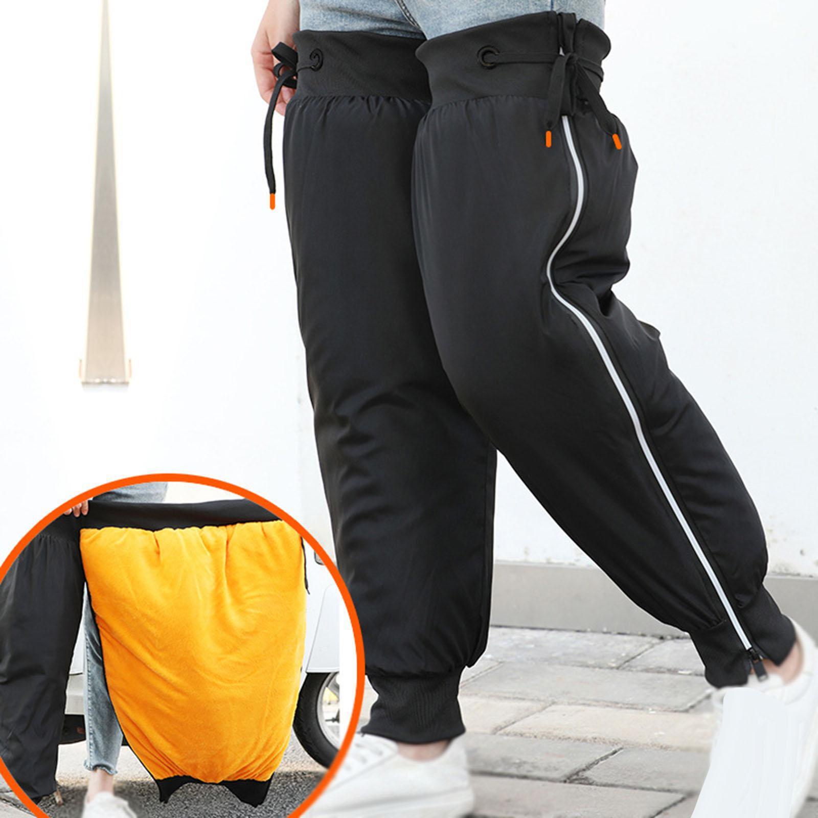 Warm knee pads motorcycle sleeves bike protective 70cm