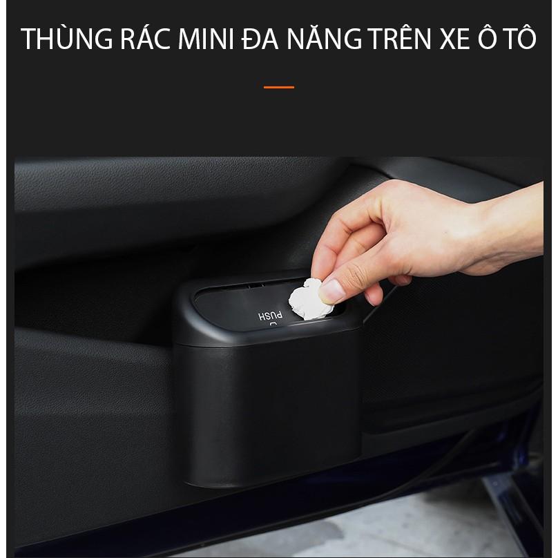 Thùng Rác Mini Để Trên Xe Ô Tô, Thùng Rác Đa Năng Văn Phòng