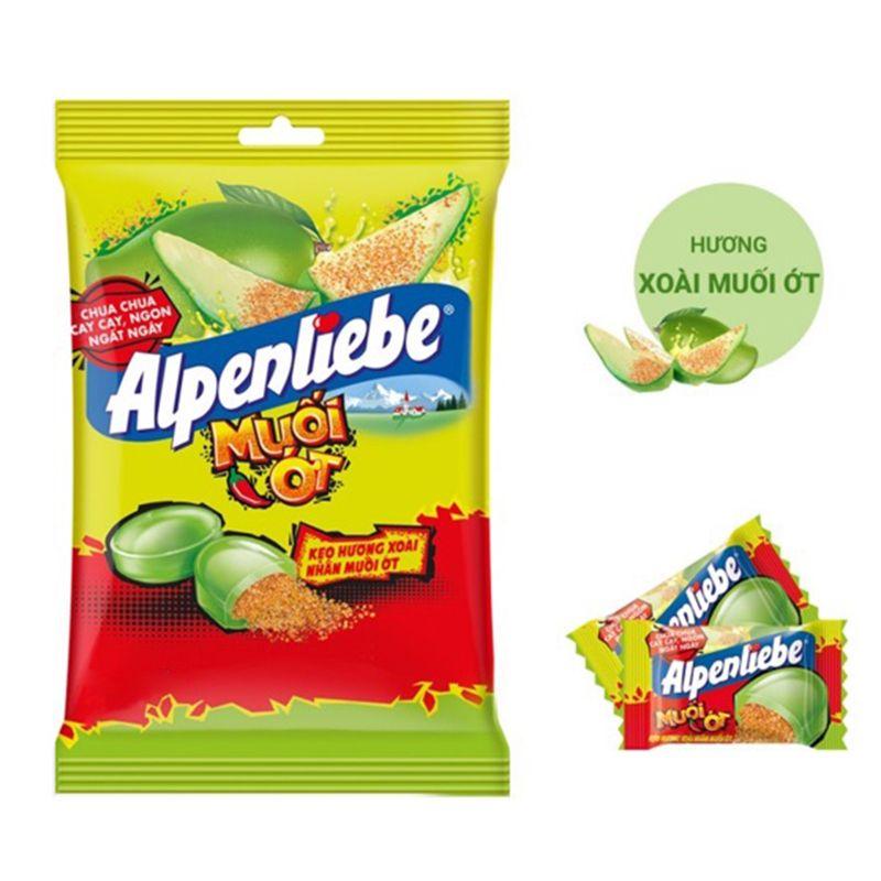 Kẹo Alpenliebe Hương Xoài Nhân Muối Ớt 87G 30 Viên – 8935001714682