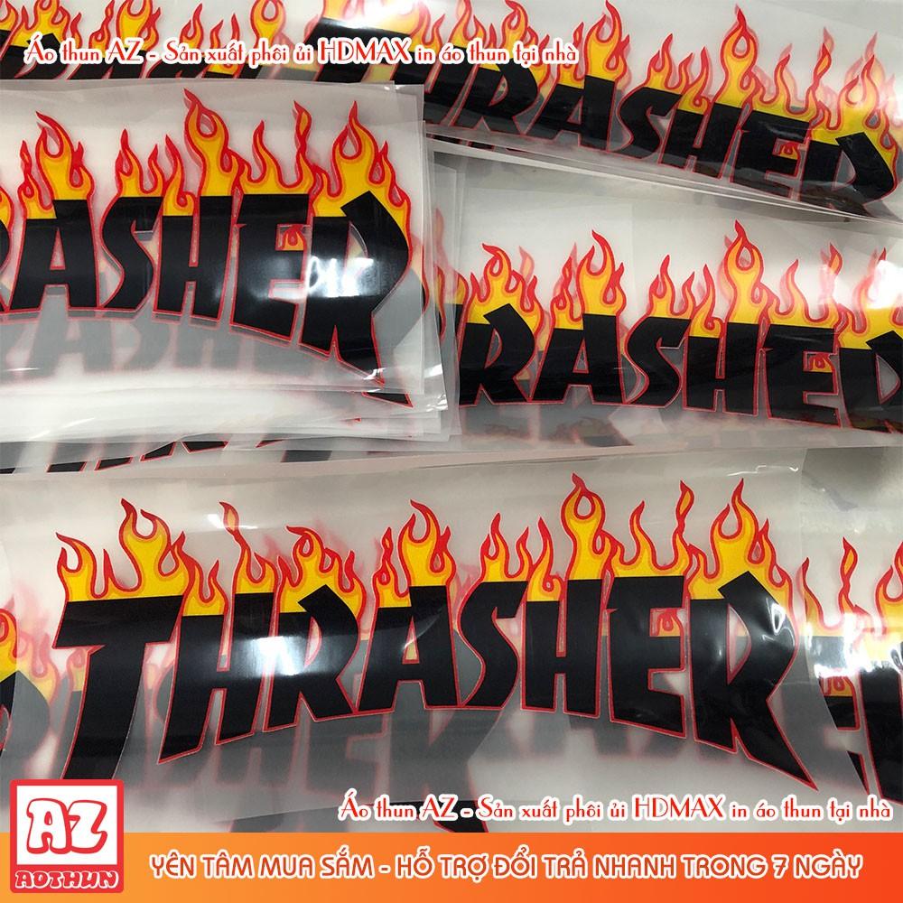 Hình ủi nhiệt hình Thrasher Bướm Peppa - Patch Sticker logo ủi HD23