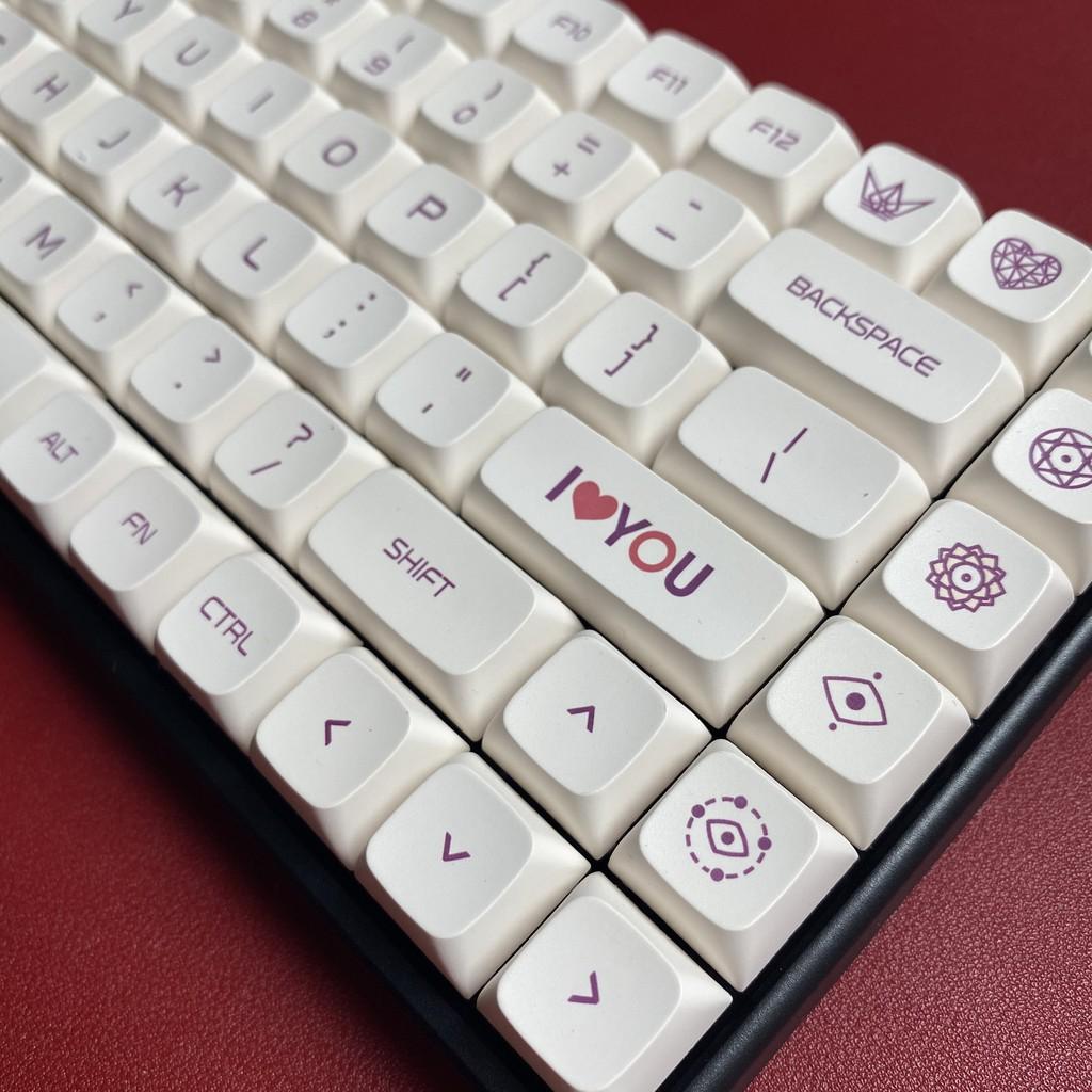 Keycap XDA I LOVE YOU Thick PBT Dyesub 137 Phím