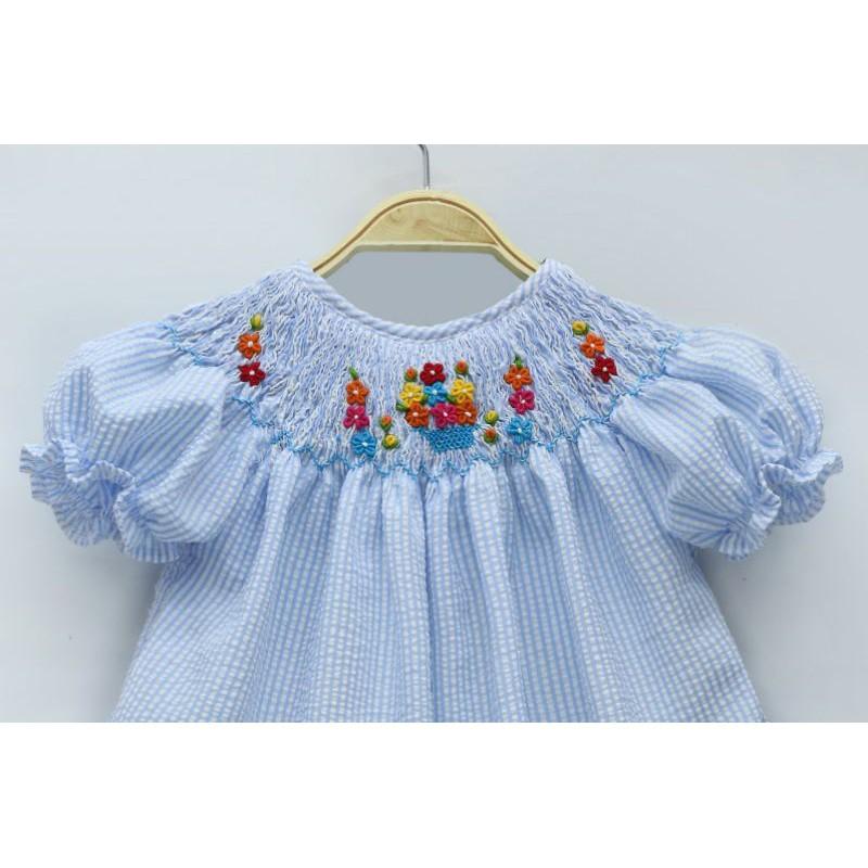 ĐẦM SMOCK HOA NHÍ
