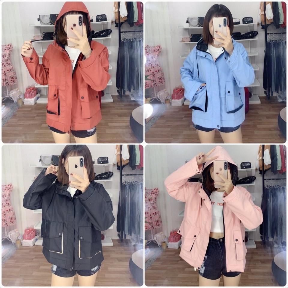 Áo khoác kaki nữ 2 lớp làm ấm tim em TP01