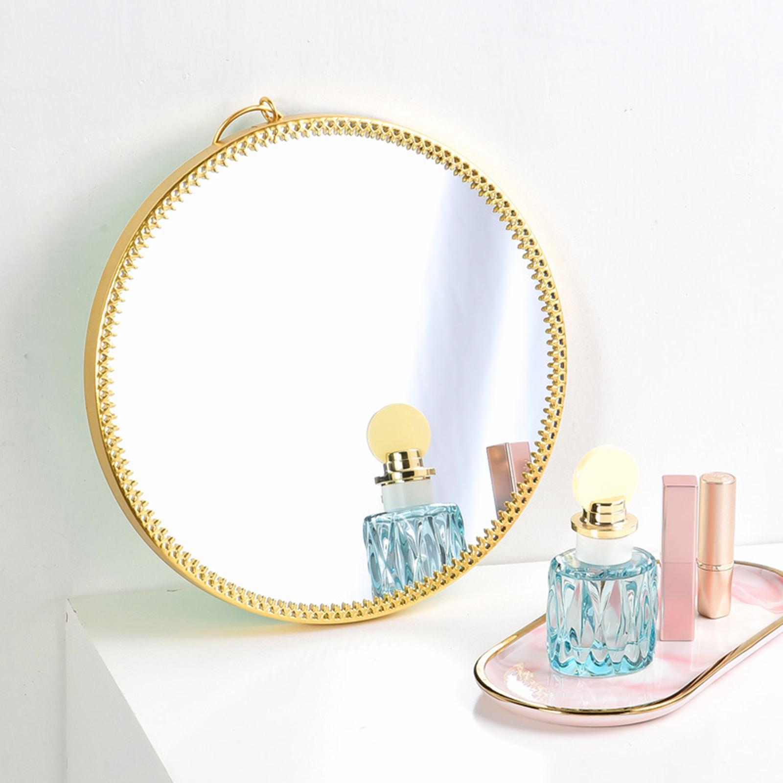 Round Mirror Makeup Vanity Mirror Bathroom Mirrors