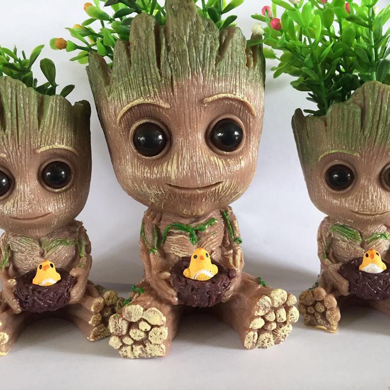 MARVEL Chậu Cây Hình Nhân Vật Groot Trong Phim Vệ Binh Dải Ngân Hà