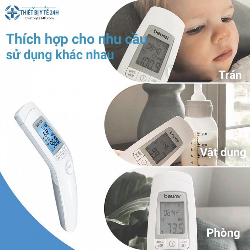 Nhiệt Kế Hồng Ngoại Đo Trán Beurer FT90 - Đo Nhiệt Độ Cơ Thể, Môi Trường - Phù Hợp Mọi Đối Tượng