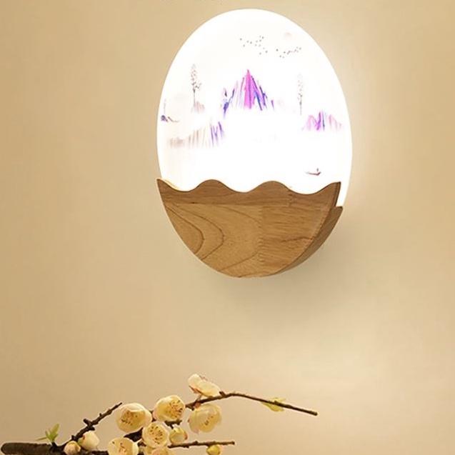 Đèn tranh LED 3D- đèn tường - đèn cầu thang đĩa LED VSLIGHT hiện đại