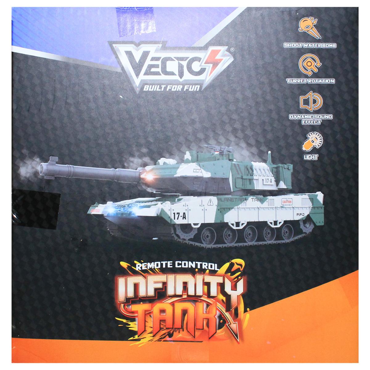 Đồ Chơi Xe Tăng Vô Cực Điều Khiển Từ Xa - Vecto VT8434A/GR - Màu Xanh Lá