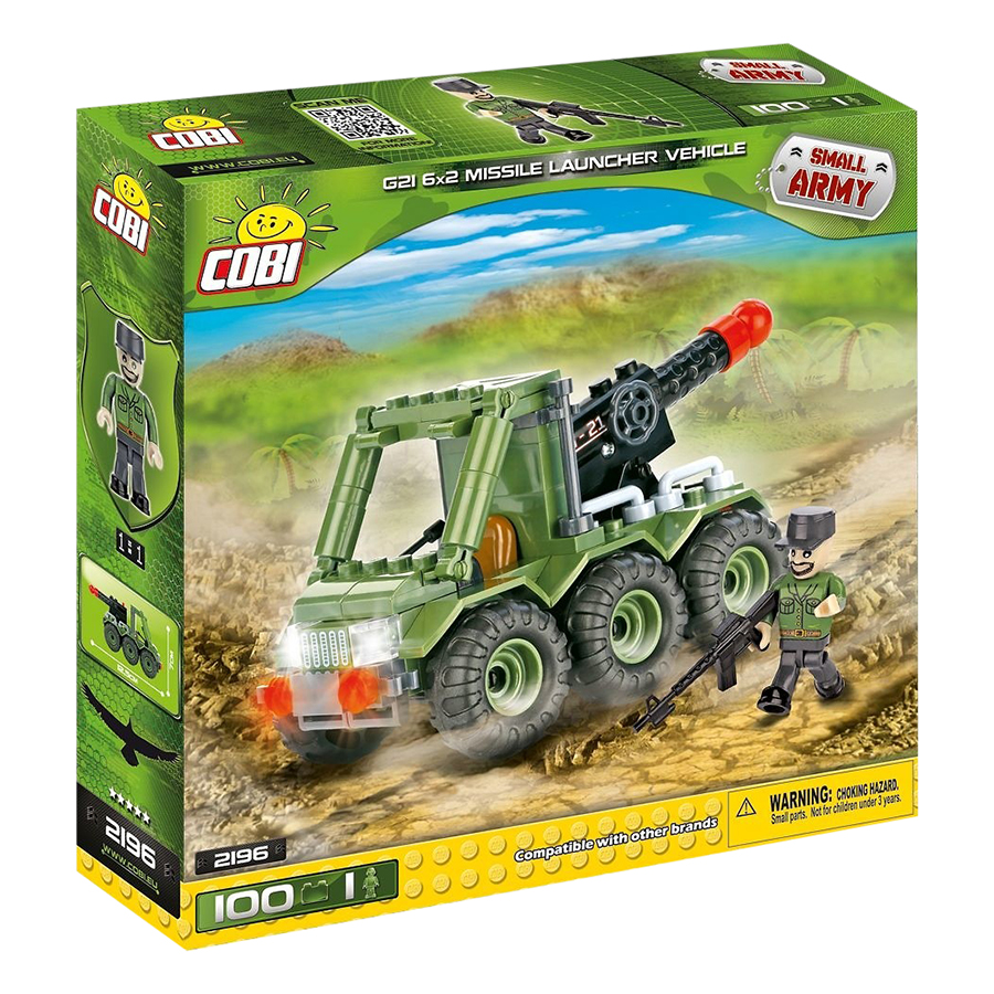 Bộ xếp hình xe phóng pháo Cobi 2196