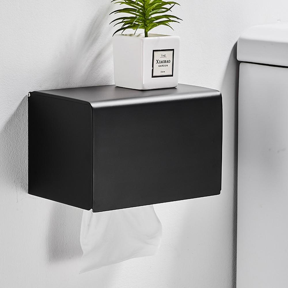 Hộp Đựng Giấy Vệ Sinh Phong Cách Bắc Âu, Nhôm Cao Cấp Sơn Tĩnh Điện Chống Gỉ