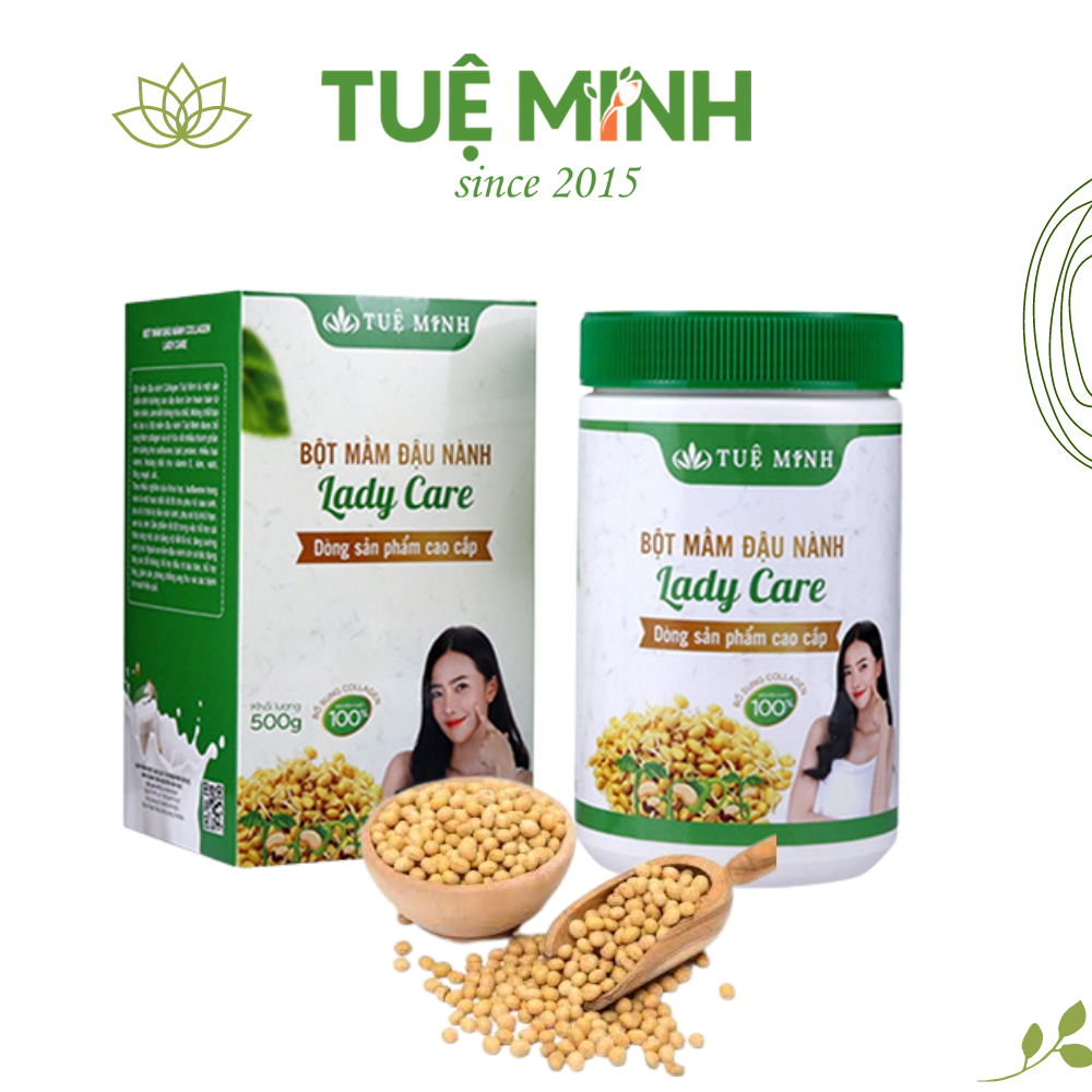 1,5Kg Mầm đậu nành nguyên xơ Tuệ Minh xưởng nhà làm có đủ giấy ATVSTP