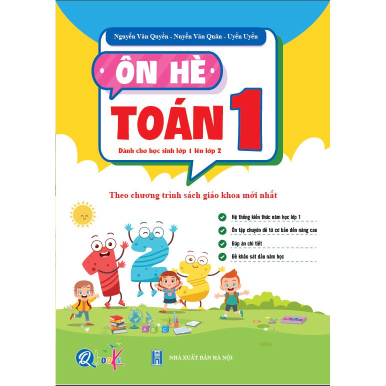 Sách - Combo Ôn Hè Toán và Tiếng Việt 1 - Chương Trình Mới - Dành cho học sinh lớp 1 lên 2