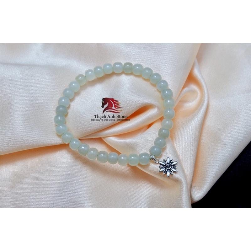 Vòng tay cẩm thach mix charm