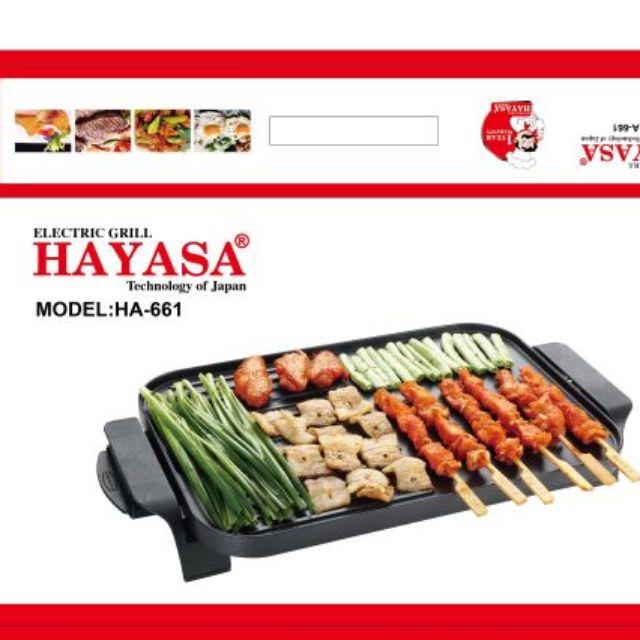 Bếp nướng điện nguyên khối cao cấp Hayasa Ha-661- Hàng Chính Hãng