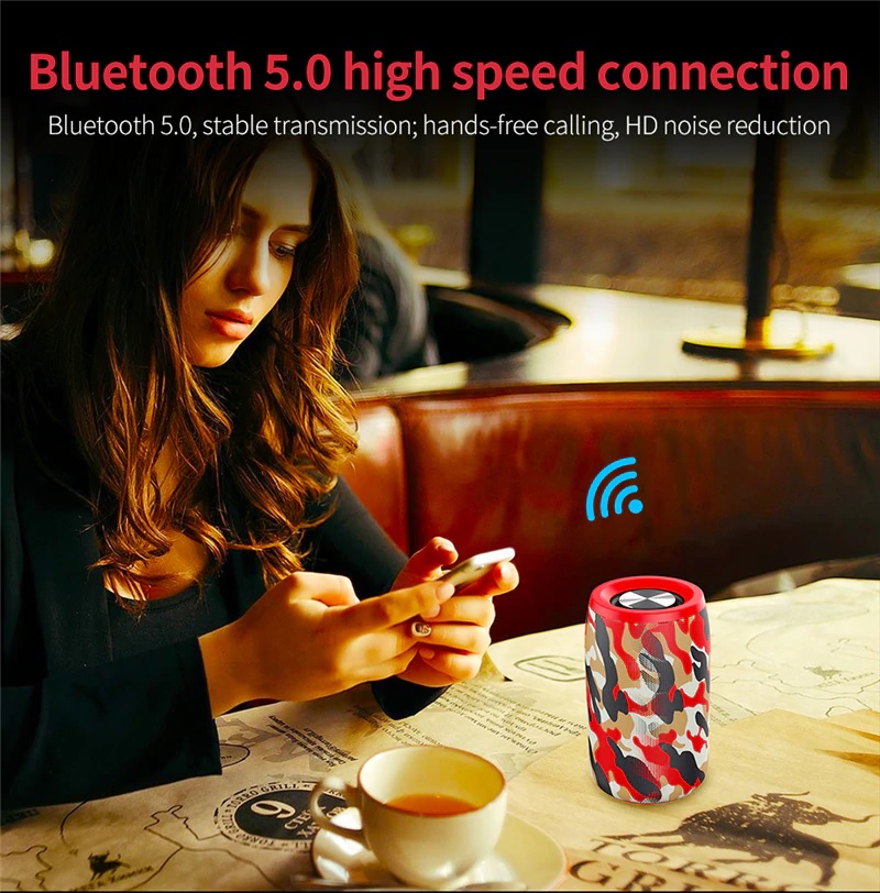 SOAIY Loa Bluetooth Bass Siêu Trầm, Âm Thanh Cực Chất V5.0 Zealot S32 - Hàng Nhập Khẩu
