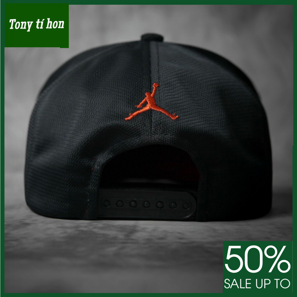 Tony tí hon -  Mũ/nón kết lưỡi trai Snapback JD thời trang nam nữ cao cấp - màu đen