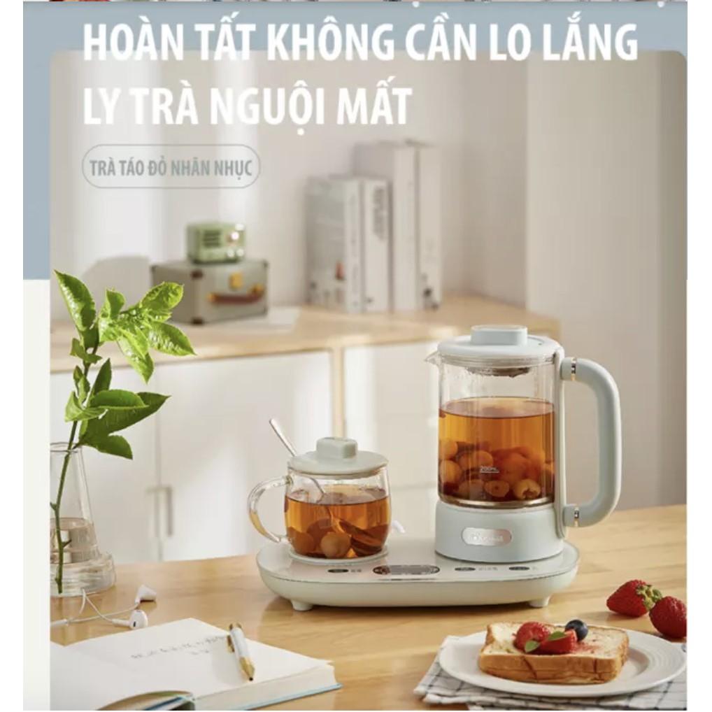 Bộ Đế Và Ấm Pha Trà Pha Nước Dưỡng Sinh Giữ Nhiệt Hàn Quốc