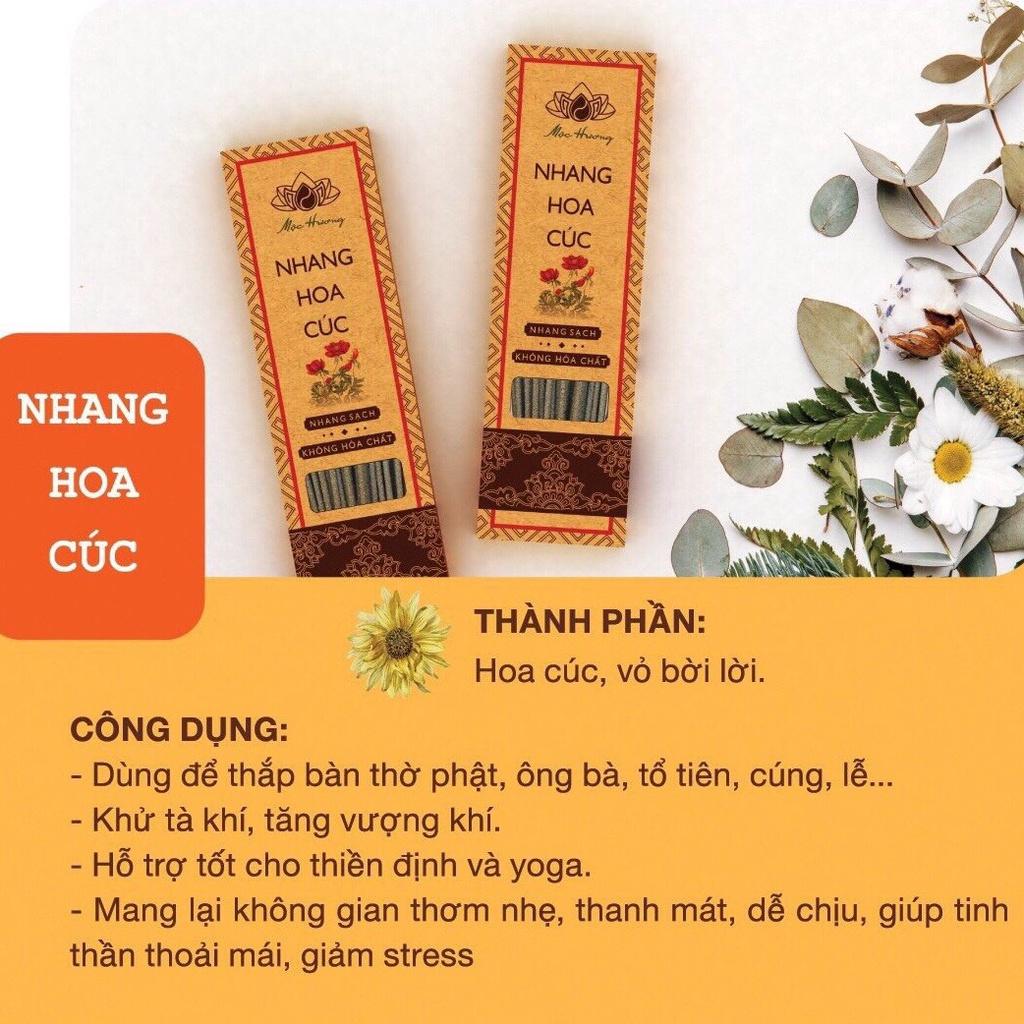 Nhang Sạch Hương Trầm Sả/ Hoa Cúc/ Từ Bi