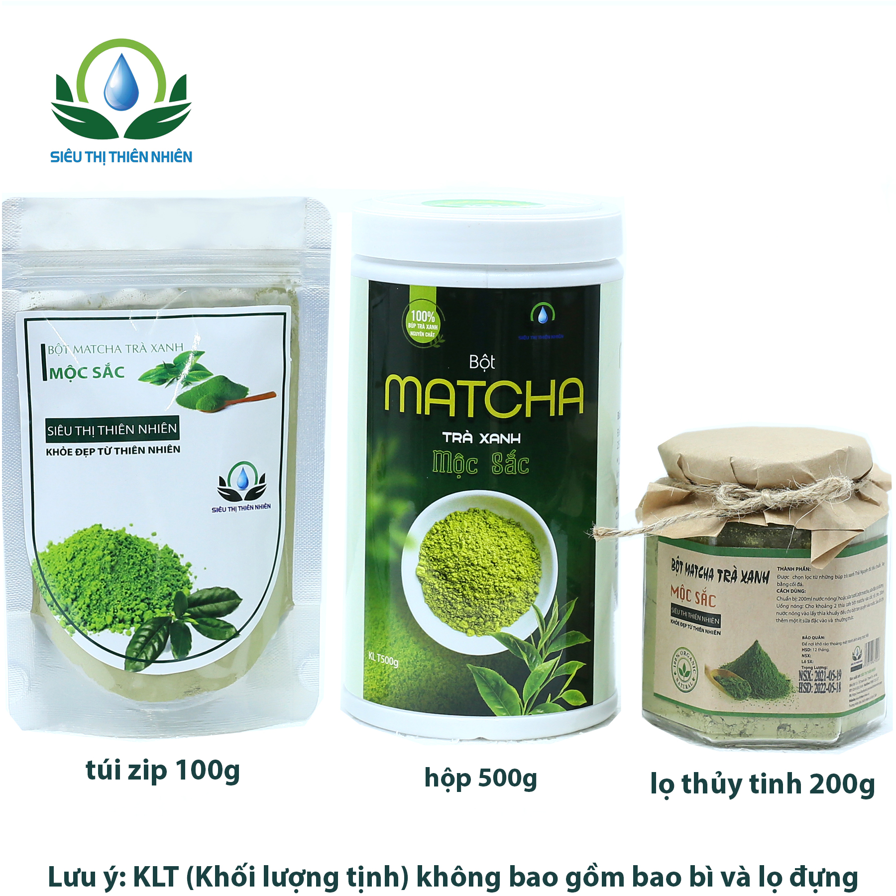 Bột Matcha Trà Xanh Mộc Sắc Hộp 1Kg