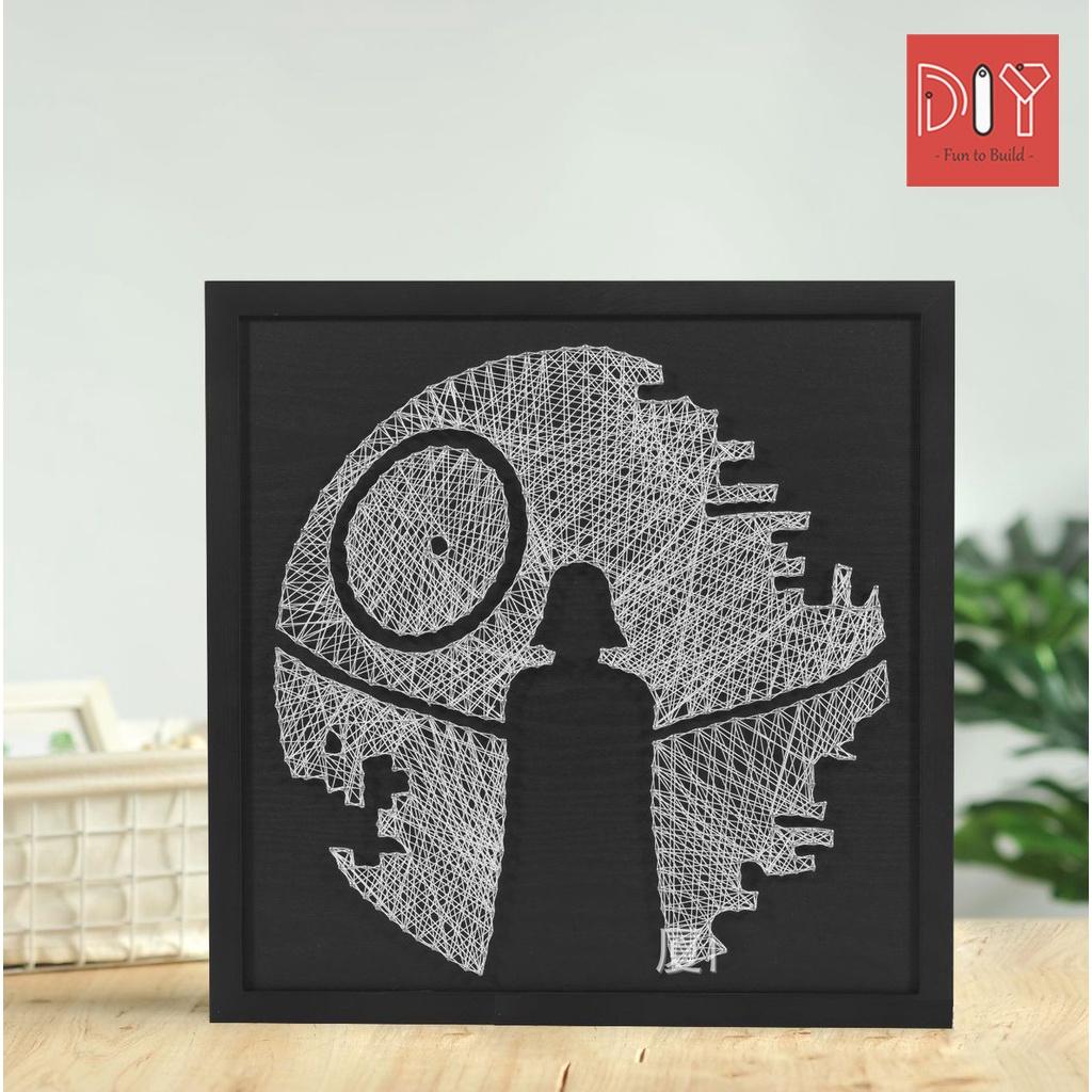 Tranh Chỉ Đinh Tranh Dây - Dáng Thiếu Nữ 40 x 40 cm