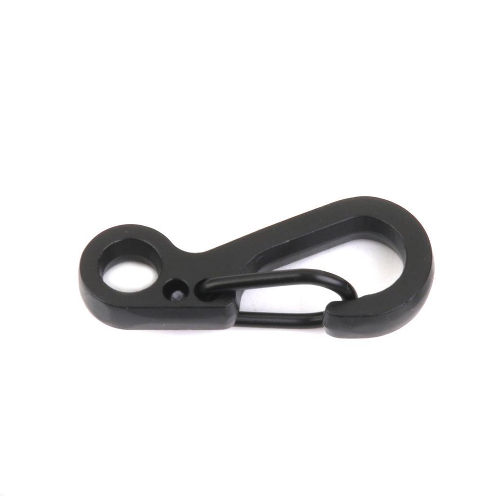 Mini Snap Spring Clip Hook Hang Buckles Carabiner Key Chain Outdoor Survival Tool