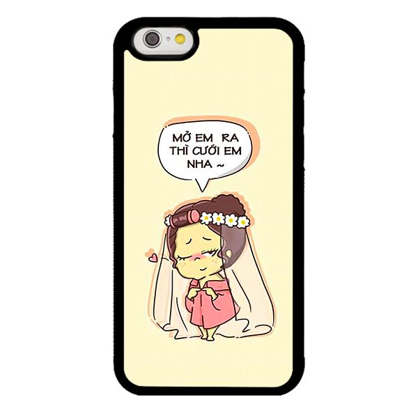 Ốp lưng cho iPhone 6 Girl 02 - Hàng chính hãng