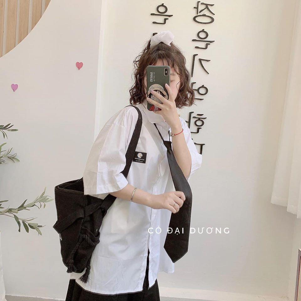 ÁO SƠ MI KÈM CÀ VẠT PHONG CÁCH HÀN QUỐC