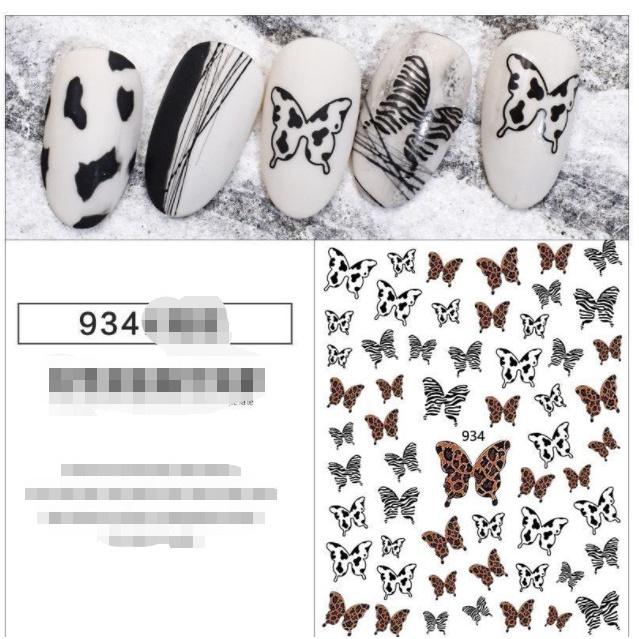 sticker buom trang trí nail