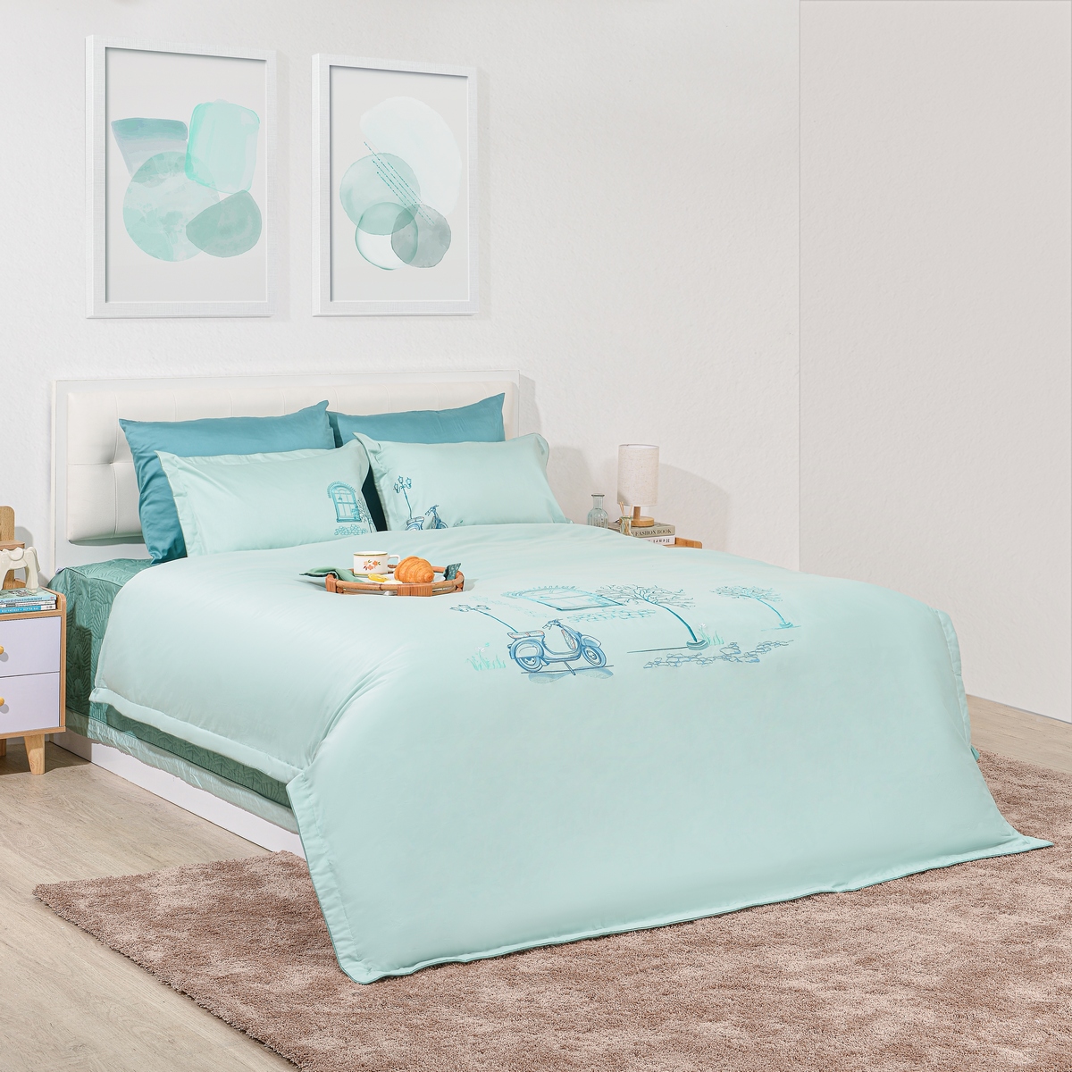 Bộ chăn gối cao cấp Sông Hồng SH_UC23 031