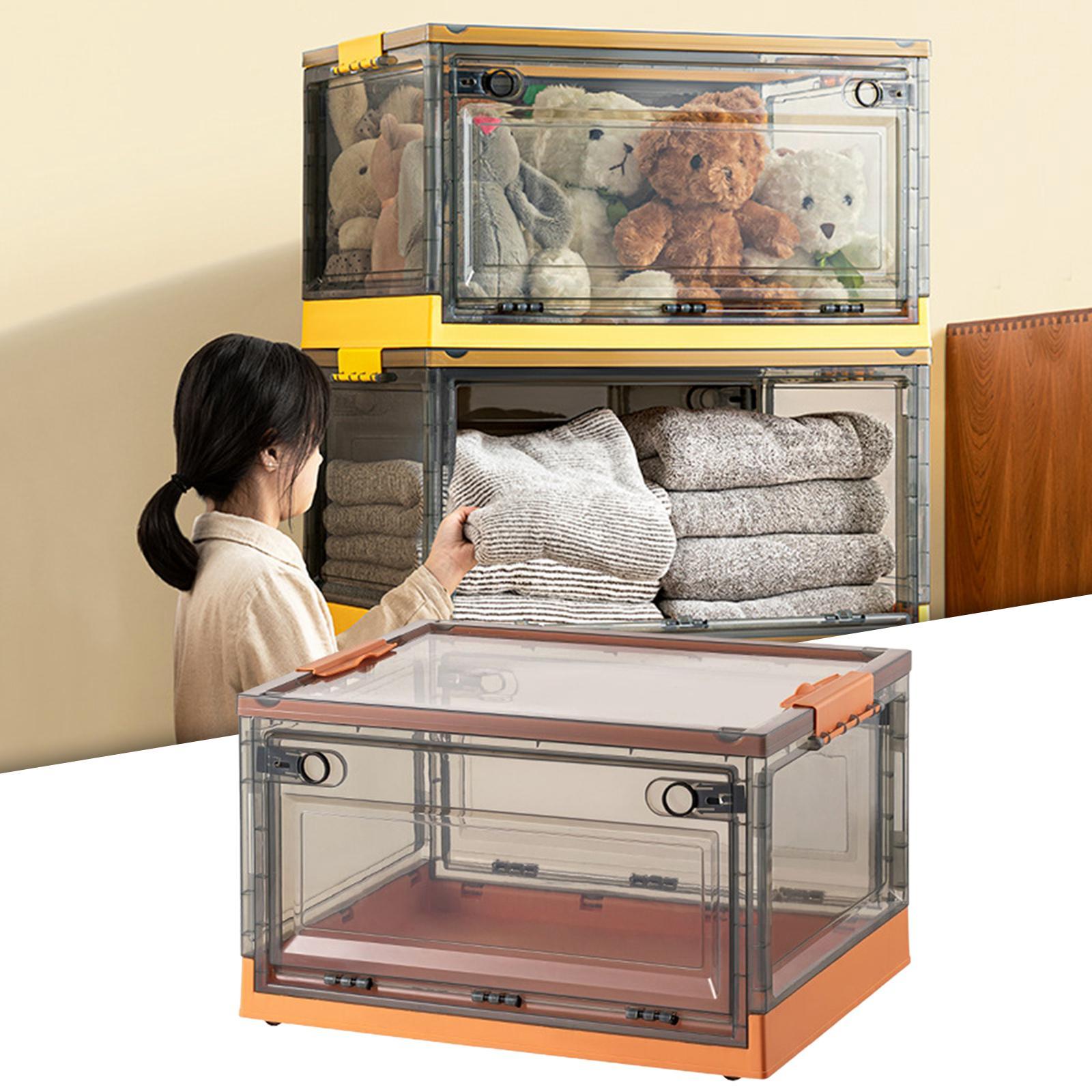 Multipurpose Folding Storage Box Stackable Storage Box for