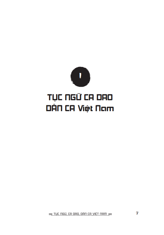 Tục Ngữ, Ca Dao, Dân Ca Việt Nam (Tái Bản 2023)